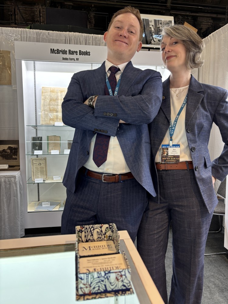 James and Teri at the New York Book Fair 2026